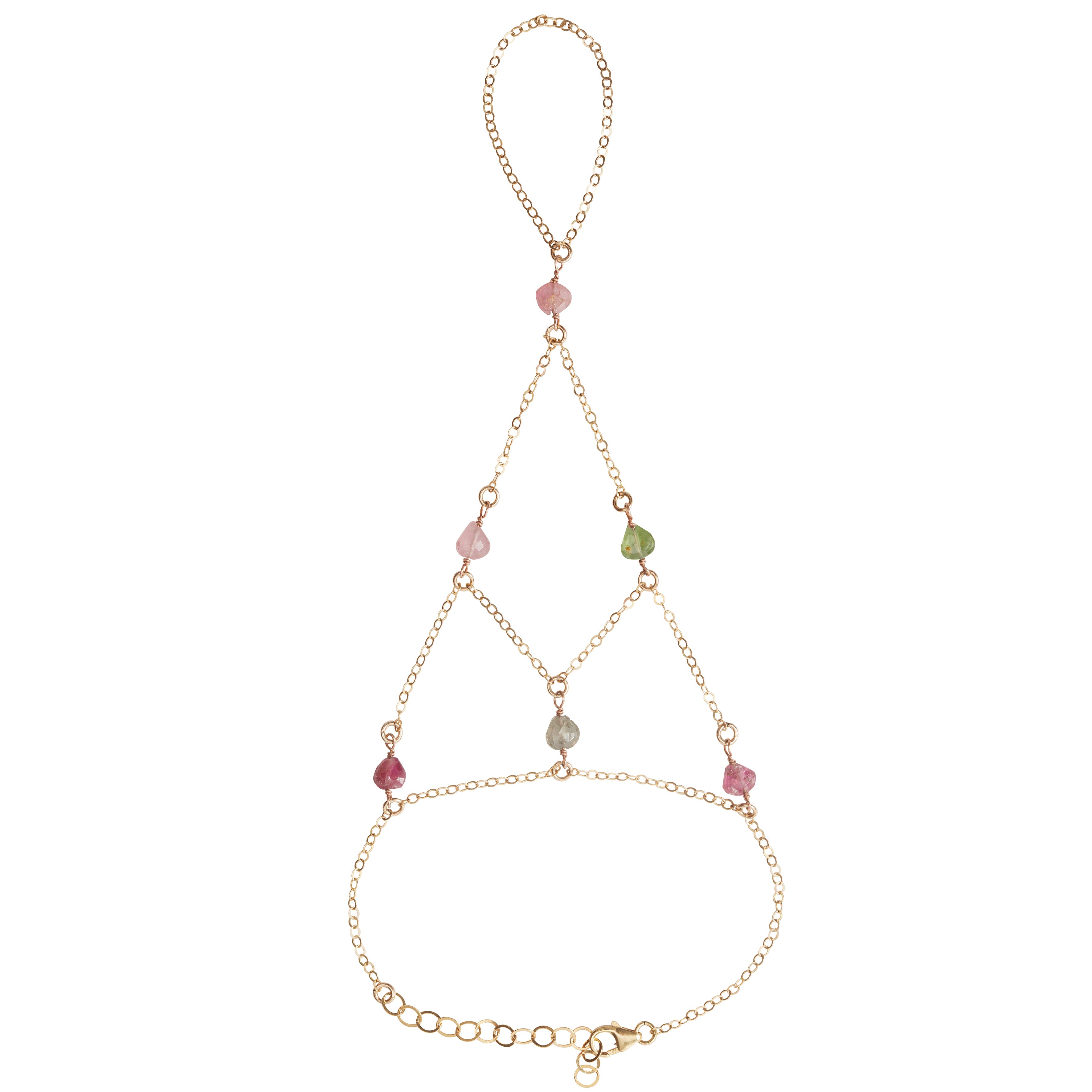 TOURMALINE CHEYENNE hand chain